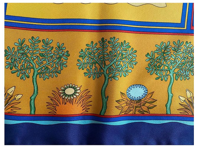 Hermès Seidentuch Paridaiza Blau - Ansicht 5