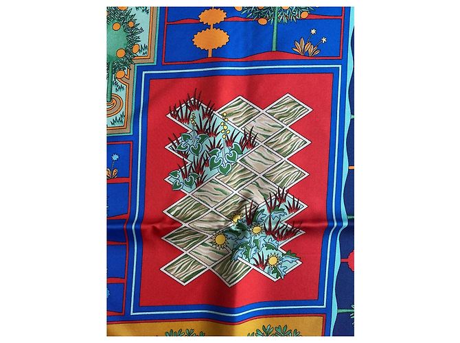 Hermès Seidentuch Paridaiza Blau - Ansicht 7