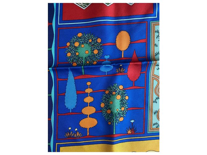 Hermès Seidentuch Paridaiza Blau - Ansicht 8