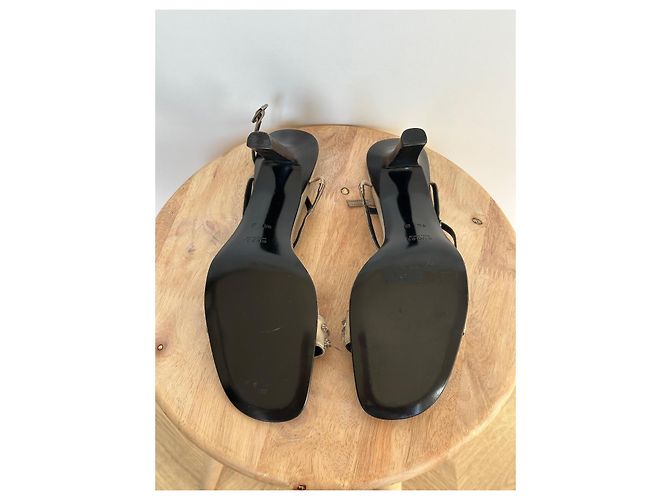 Sandali Gucci con Cristalli - Khaki Cachi - vista 12