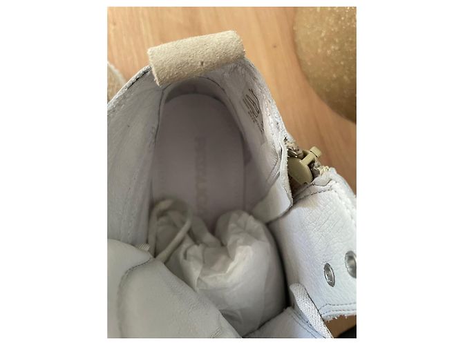 Sneakers alte Pataugas dorate Bianco D'oro - vista 7