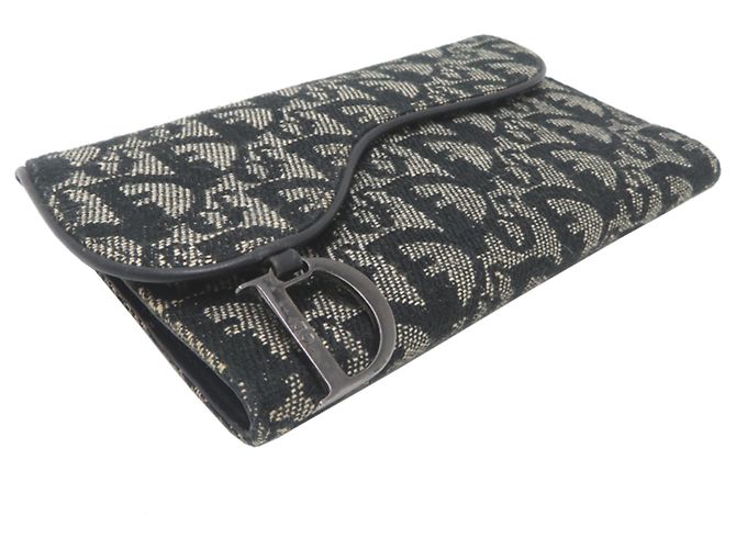 Billetera Trotter Christian Dior Azul - vista 3