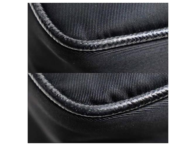 Borsa a Spalla Prada Tessuto Nero - vista 9