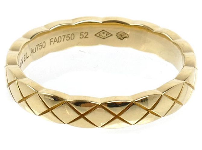 Anello Mini Coco Crush in Oro Giallo 18K di CHANEL - vista 3