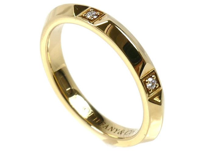 Tiffany & Co Anello True Band in oro giallo 18K Tiffany - vista 2