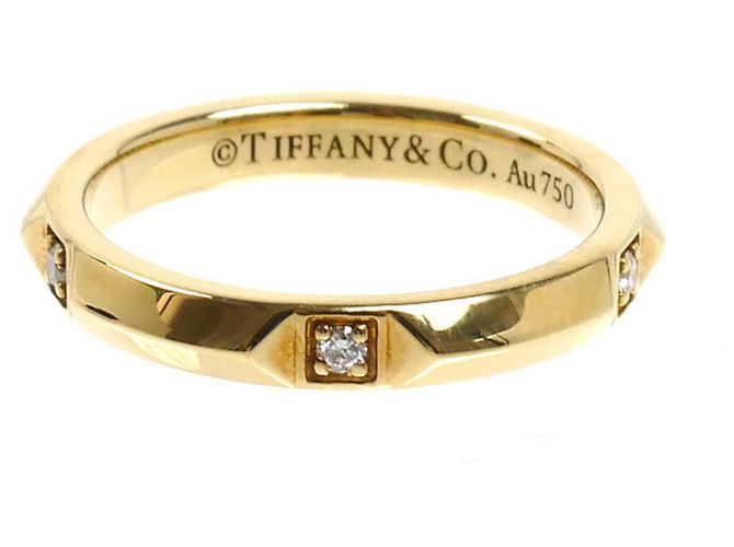 Tiffany & Co Anello True Band in oro giallo 18K Tiffany - vista 3