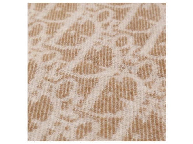 Stola in lana beige Christian Dior - vista 6