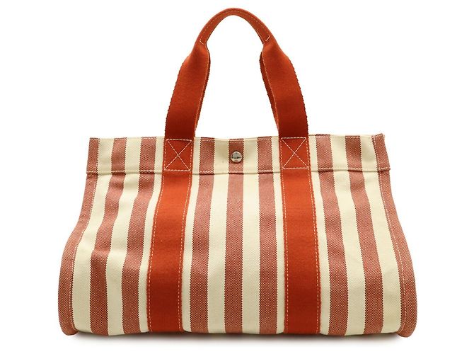 Hermès Bolso Tote MM Cannes HERMES Roja Crudo - vista 2