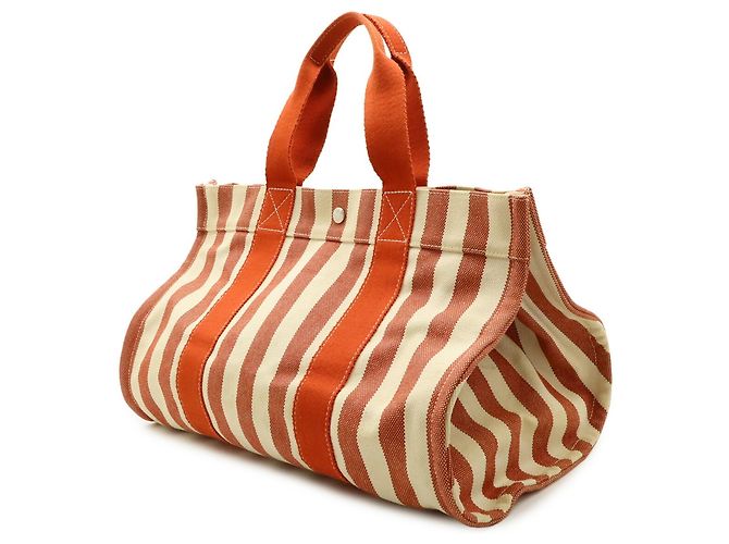 Hermès Bolso Tote MM Cannes HERMES Roja Crudo - vista 3
