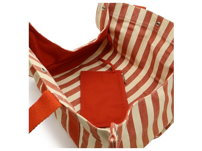Hermès Bolso Tote MM Cannes HERMES Roja Crudo - vista 8