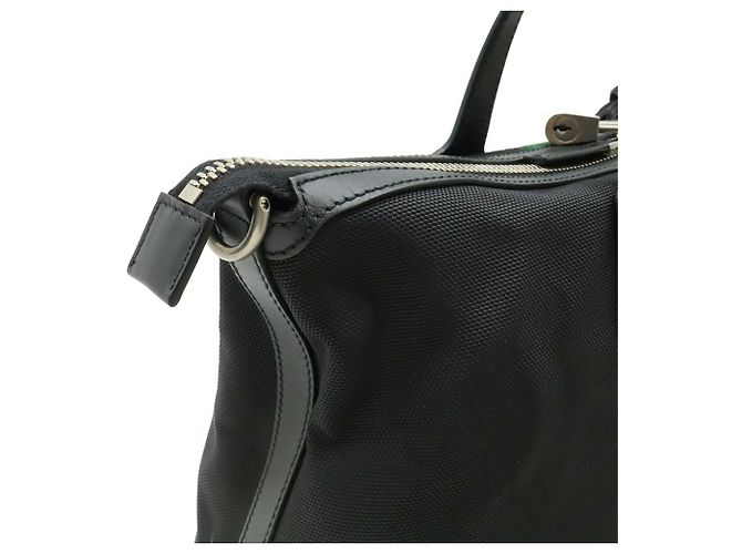 GUCCI Web Stripe Sherry Line Tote Bag Schwarz Rot Grün - Ansicht 8