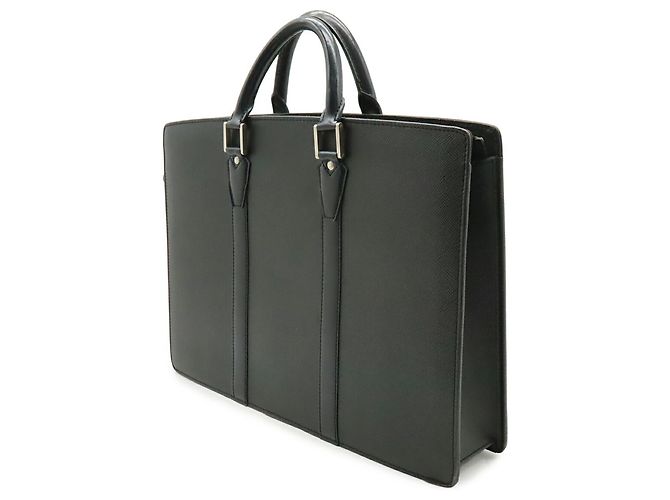 Bolso Louis Vuitton Taiga Port Document Rosan Gris - vista 3