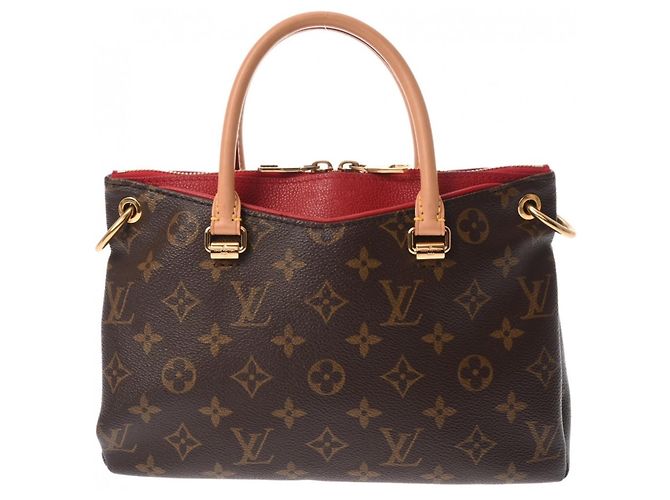 Borsa a mano Pallas BB Monogram Louis Vuitton Marrone Fuschia - vista 2