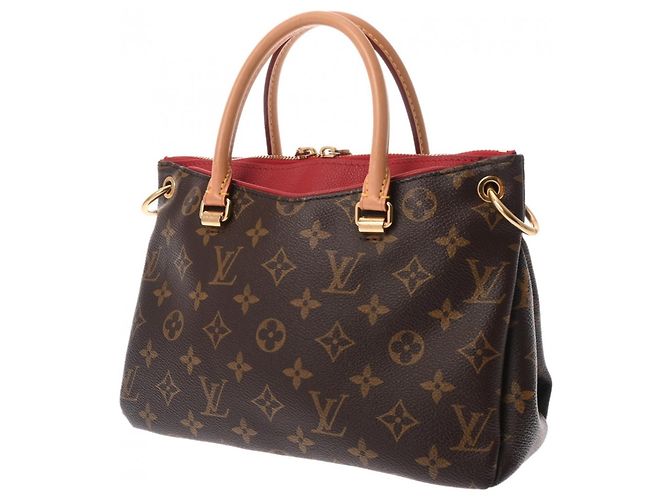 Borsa a mano Pallas BB Monogram Louis Vuitton Marrone Fuschia - vista 3