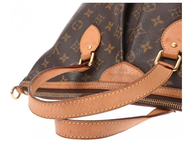 Borsa Louis Vuitton Monogram Palermo PM Marrone - vista 4
