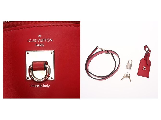 Borsa 2WAY City Steamer MM Louis Vuitton Rosso - vista 11
