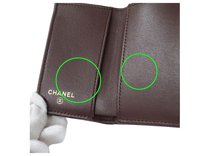 Portafoglio tri-fold Matelassé da donna Chanel Nero - vista 8