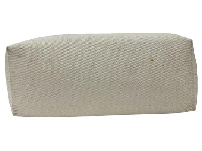 Céline Celine Canvas Tragetasche Braun Weiß - Ansicht 3