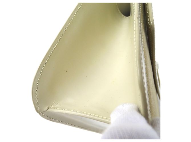 Borsa a mano in pelle scamosciata beige Loewe - vista 16