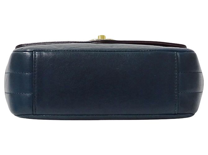 Borsa in pelle blu verde Chanel Arancione - vista 3