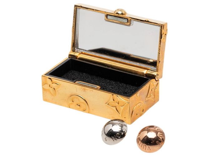 Pendientes de aro con tachuelas Monogram Louis Vuitton Dorado - vista 11