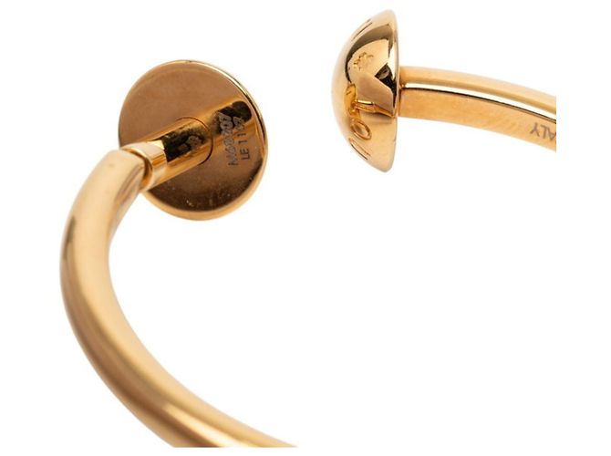 Pendientes de aro con tachuelas Monogram Louis Vuitton Dorado - vista 3