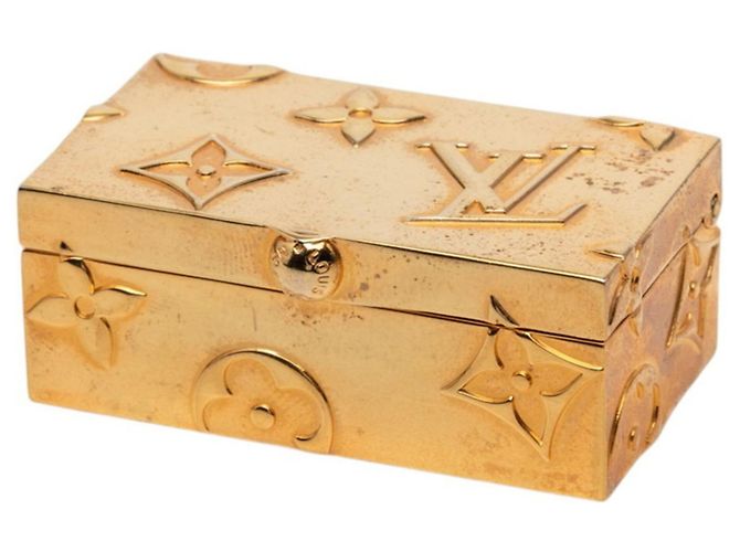 Pendientes de aro con tachuelas Monogram Louis Vuitton Dorado - vista 9