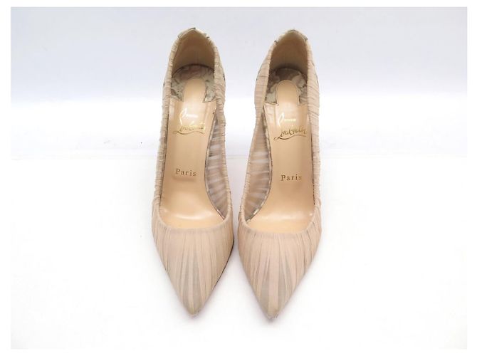 SCHUHE CHRISTIAN LOUBOUTIN CHIFFON PUMPS 39 TULLE DRAPÉE - Ansicht 5