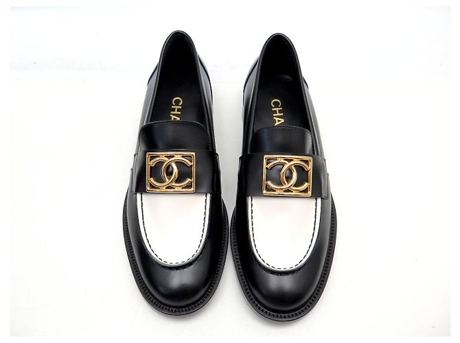 NUOVE SCARPE CHANEL MOCASSINI COCOMARK G45155 37.5 CUOIO - vista 10