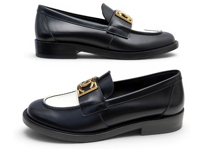 NUOVE SCARPE CHANEL MOCASSINI COCOMARK G45155 37.5 CUOIO - vista 3