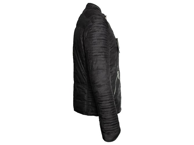 Philipp Plein, gesteppte Bikerjacke Grau - Ansicht 4