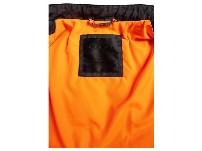 Philipp Plein, gesteppte Bikerjacke Grau - Ansicht 6
