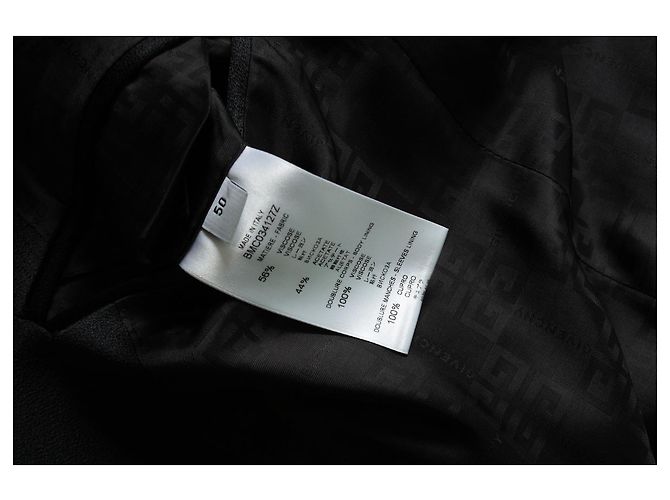 Givenchy, Cappotto blazer lucido Nero - vista 9