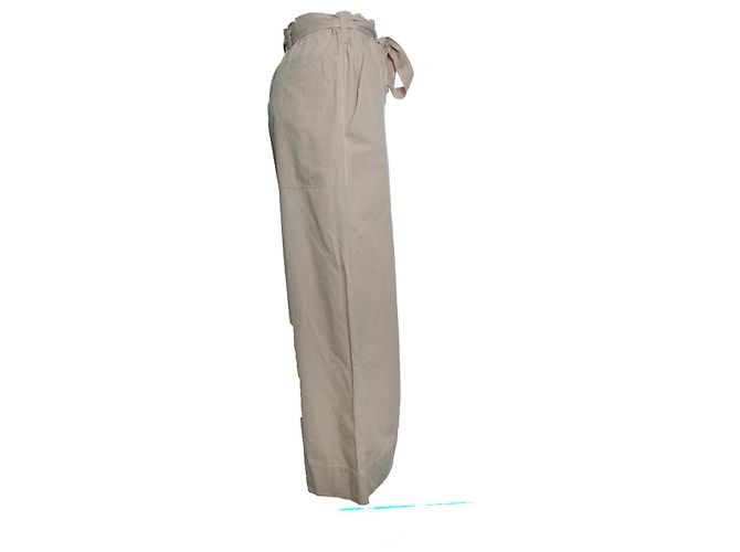 Joseph, weite Beinhose in Beige Braun - Ansicht 2