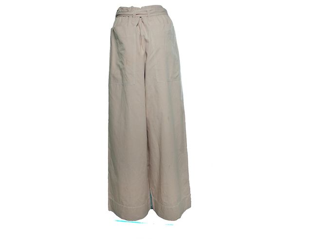 Joseph, weite Beinhose in Beige Braun - Ansicht 3