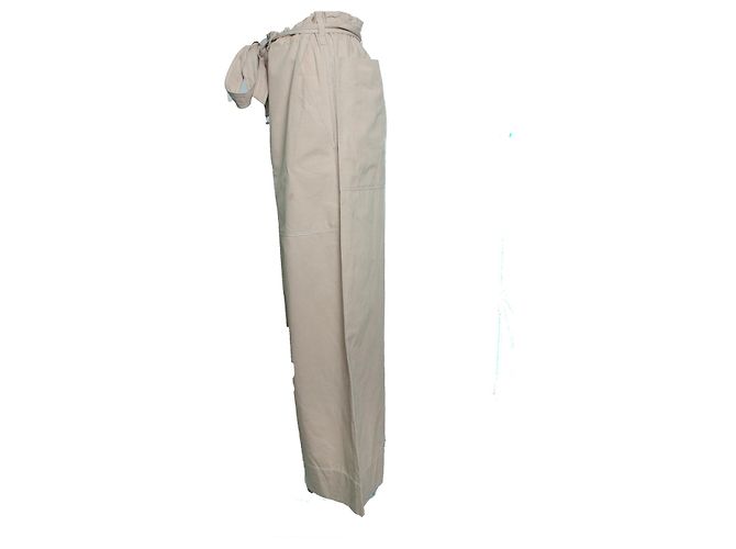 Joseph, weite Beinhose in Beige Braun - Ansicht 4