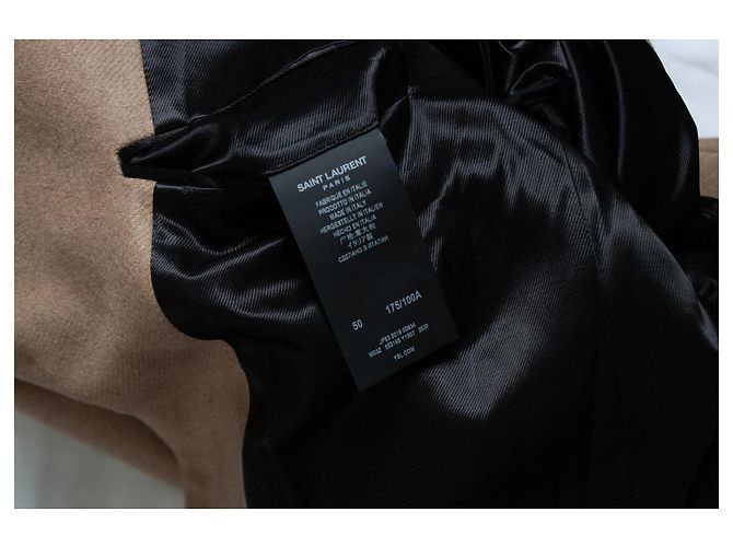 Saint Laurent, Kaschmircamel-Mantel 2019 Braun - Ansicht 7
