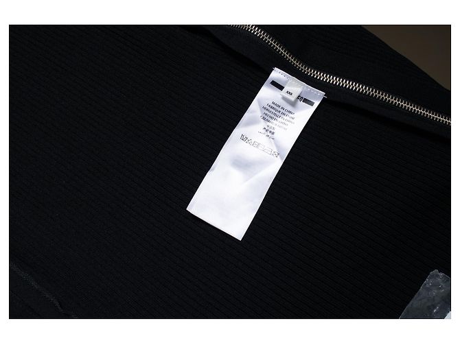 Alexander Mcqueen McQ, schwarzes Strickkleid mit Stretch - Ansicht 7