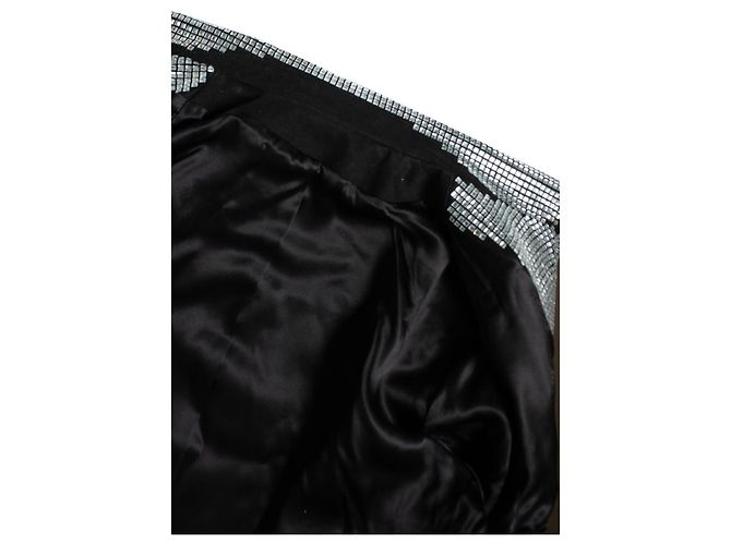 Balmain, Crystal embellished biker jacket Multiple colors - view 10