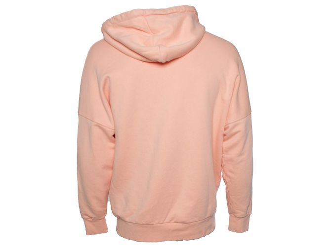 Palm Angels, Moletom oversized com logo em veludo Rosa - vista 3
