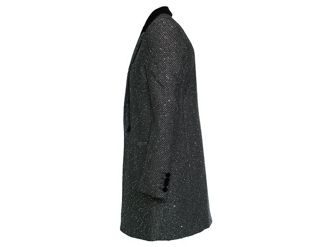 Saint Laurent, Long glitter sequins blazer jacket Multiple colors - view 2