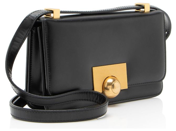 Borsa a spalla mini classica BV in pelle Bottega Veneta Nero - vista 2