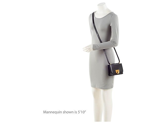 Borsa a spalla mini classica BV in pelle Bottega Veneta Nero - vista 5
