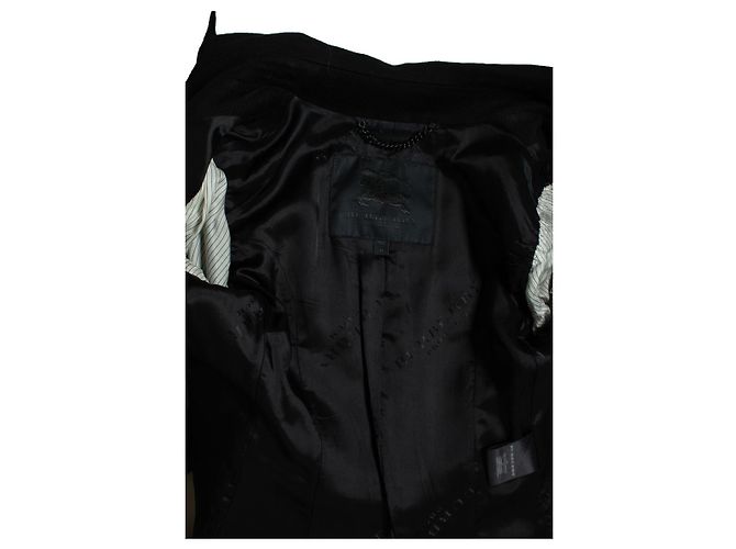 Burberry, abrigo de lana negro - vista 5