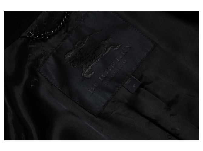 Burberry, abrigo de lana negro - vista 6