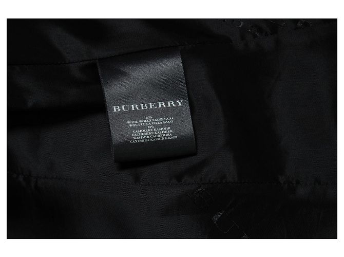 Burberry, abrigo de lana negro - vista 8