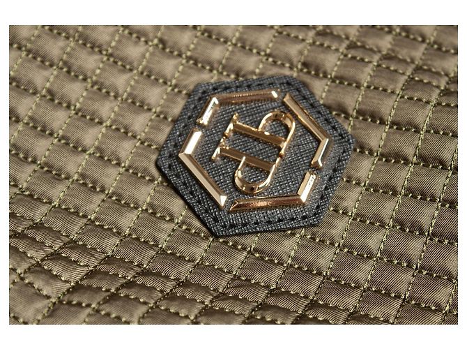 Philipp Plein, Stepp-Bomberjacke Grün Khaki - Ansicht 5