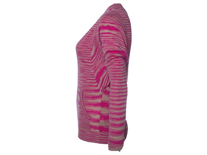 Missoni, suéter a rayas en rosa y beige Multicolor - vista 2