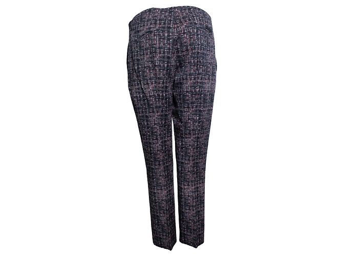 Calça estampada gráfica verde e rosa Prada Multicor - vista 2