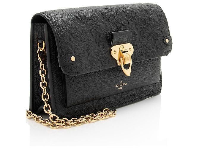 Cartera de Cadena Vavin Monogram Empreinte Louis Vuitton Negro - vista 2